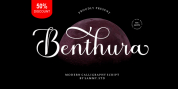 Benthura Script font download
