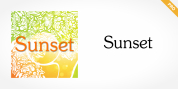 Sunset Pro font download