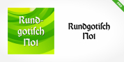 Rundgotisch No1 Pro font download