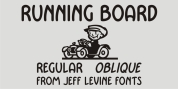 Running Board JNL font download
