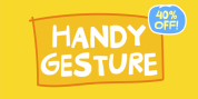 Handy Gesture font download