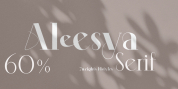 Aleesya Serif font download