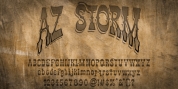 AZ Storm font download