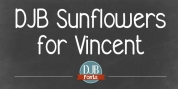 DJB Sunflowers For Vincent font download