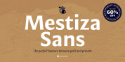 Mestiza Sans font download