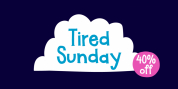 Tired Sunday font download
