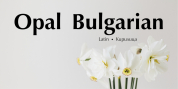 Opal Bulgarian font download