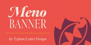 Meno Banner font download