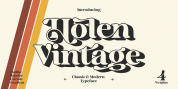 Holen Vintage font download