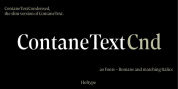 Contane Text Cnd font download