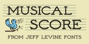 Musical Score JNL font download