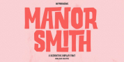 Manor Smiths font download