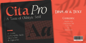 Cita Pro font download