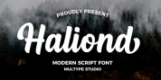 Haliond font download