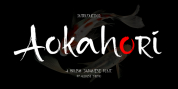 Aokahori font download