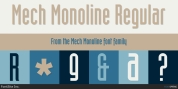 Mech Monoline font download