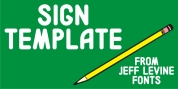 Sign Template JNL font download