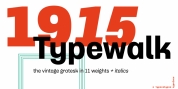 Typewalk 1915 font download
