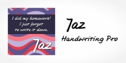 Jaz Handwriting Pro font download