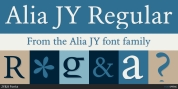 Alia JY font download