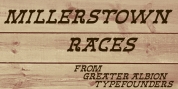 Millerstown Races font download