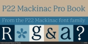 P22 Mackinac font download