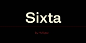 Sixta font download