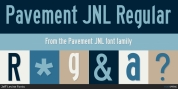Pavement JNL font download