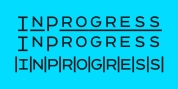 InProgress font download
