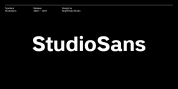 Studio Sans font download
