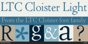 LTC Cloister font download