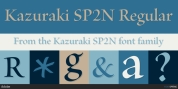 Kazuraki SP2N font download