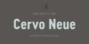 Cervo Neue font download