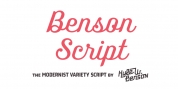 Benson Script font download