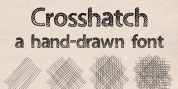 Crosshatch font download