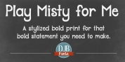 DJB Play Misty For Me font download