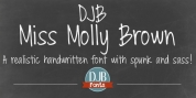 DJB Miss Molly Brown font download