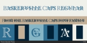 Baskerville Caps font download