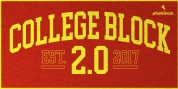 College Block 2.0 font download