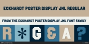 Eckhardt Poster Display JNL font download