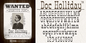 Doc Holliday font download