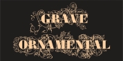 Grave Ornamental font download