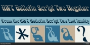 HWT Bulletin Script Two font download