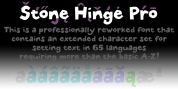 Stone Hinge Pro font download