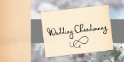 Wedding Chardonnay font download