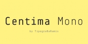 Centima Mono font download