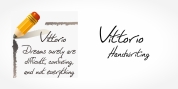 Vittorio Handwriting font download