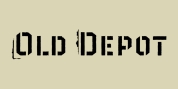 Old Depot font download