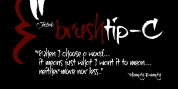 brushTip-C font download