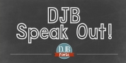 DJB Speak Out font download